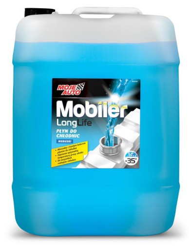 Мой авто MOBILER охлаждающая жидкость синий 20л