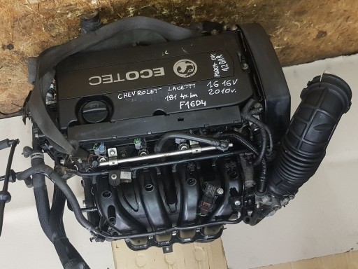 CHEVROLET CRUZE 1.6 16V 2010 F16D4 engine complete KPL 181 TYS KM