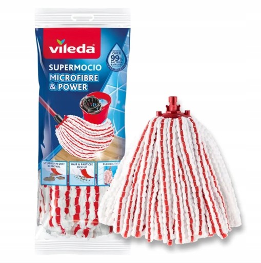 VILEDA MOP ZAPAS SUPERMOCIO MICROFIBRE&POWER