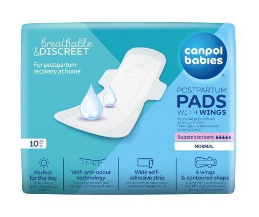 Canpol Післяпологові прокладки з крилами день
