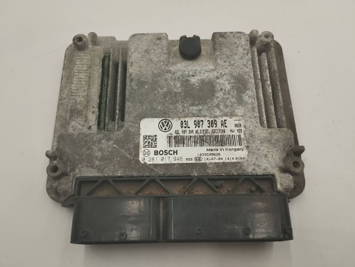 Контроллер/модуль блока управления volkswagen passat b7 компьютер 03l907309ae