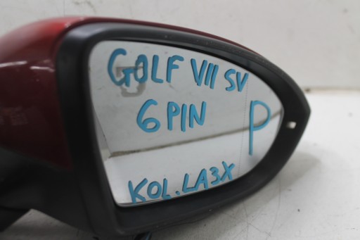 Spiegel rechts 6PIN VW GOLF VII SPORTSVAN der Räder. LA3X 14-18 ANGLIK