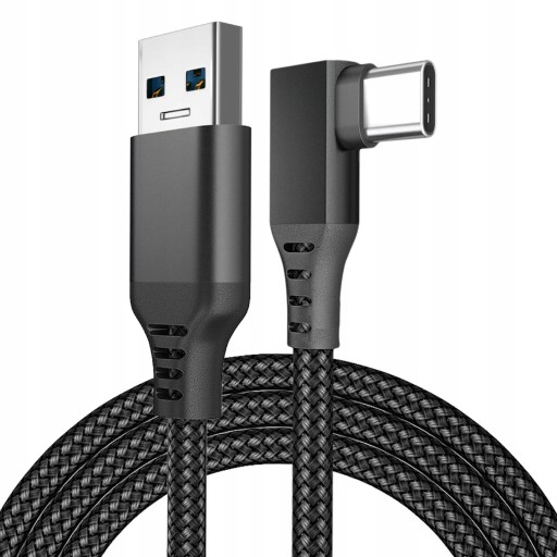 Кабель USB A до C Кабель USB C високий чорний 6 м 20 футів