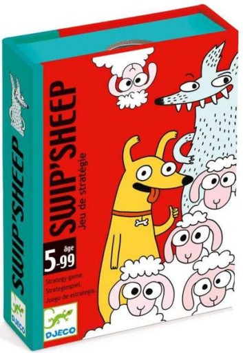 Kartová hra Swip'Sheep strategická hra Djeco 5+
