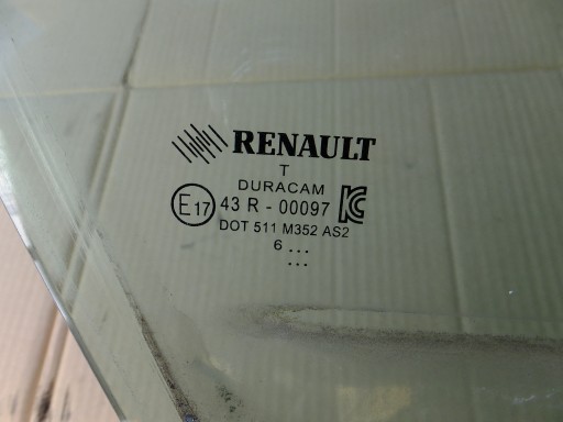 window right front renault clio IV 2016r