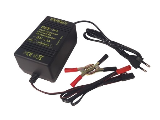 АВТОМАТИЧНИЙ ЗАРЯДНИЙ ПРИСТРІЙ STEF-POL EST-503 6V 1.5 A