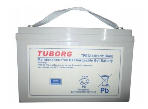 TPG12-100 - Аккумуляторная батарея для освещения 12V 100AH GEL GEL AGM