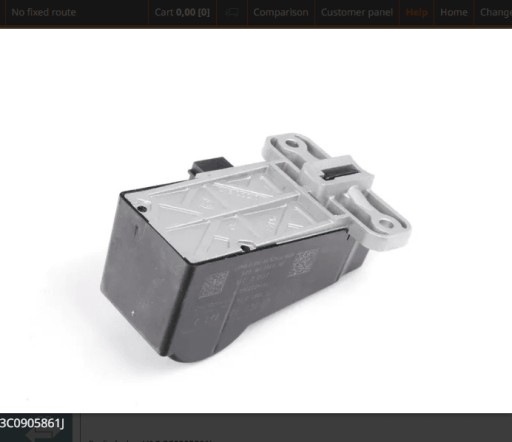 3C0905861J 13390267566 - ЗАМОК КЕРМОВОГО УПРАВЛІННЯ VAG