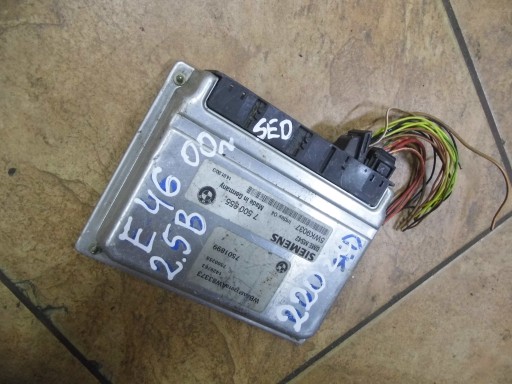 Bmw e46 2.5b 00' седан комп'ютерний контролер двигуна 7500255