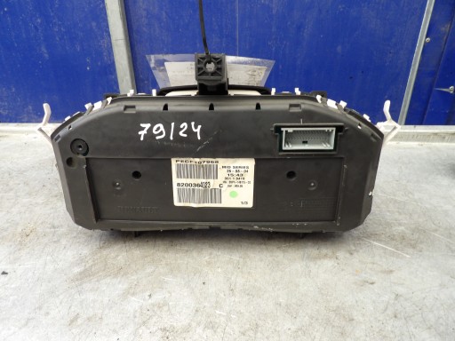 RENAULT MEGANE II HORLOGE MONTRE TABLEAU BORD, LICZNIKI 8200364023C 2RPF-14B115-CQ