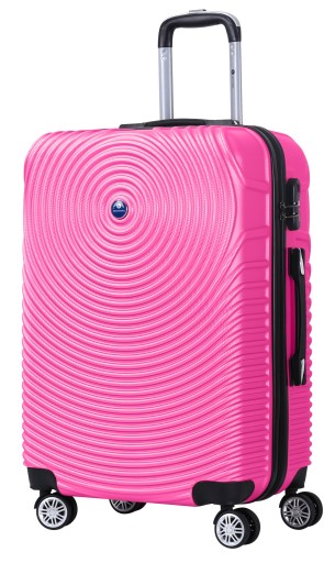 Середня валіза Indivitems ABS XHA170 PEACH M 65 л