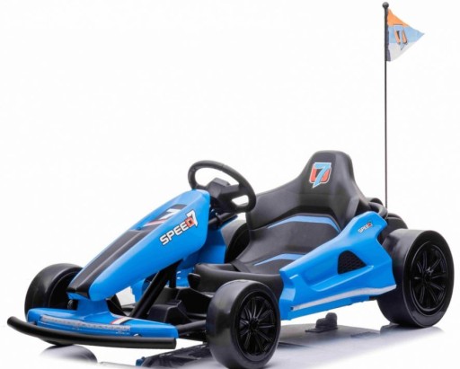 Pojazd Na Akumulator Gokart Speed 7 Drift King do 60kg 2x150W Niebieski