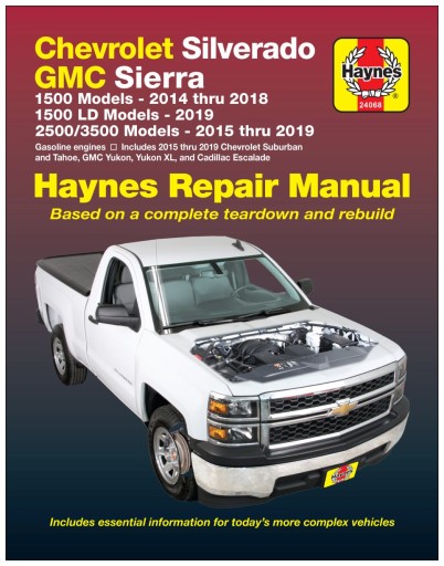 Chevrolet Silverado (2014-2019) посібник з ремонту