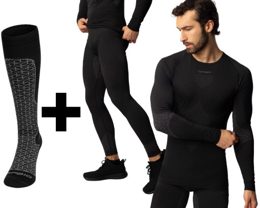 SPAIO МОТОЦИКЛЕТНАЯ ТЕРМО ОДЕЖДА КОМПЛЕКТ ДЖЕРСИ ГЕТРЫ НОСКИ-2XL