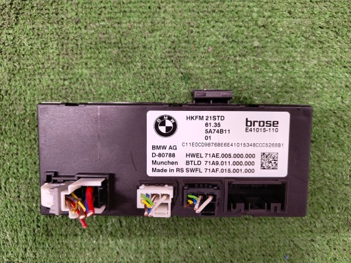 BMW XM G09 module control unit bonnet 5A74B