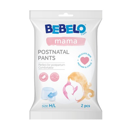 Багаторазові післяпологові трусики Bebelo S/M високі