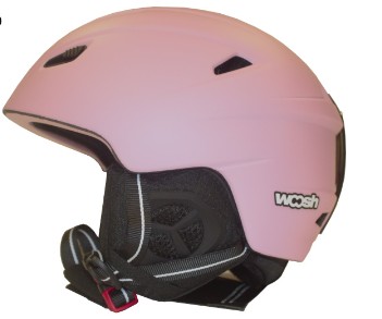 ШОЛОМ WOOSH MAT PINK S (55-56CM)+ЛИПУЧКА НА ЛИПИ