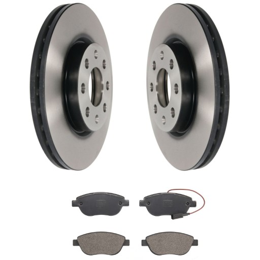 ДИСКИ И КОЛОДКИ ДЛЯ FIAT GRANDE PUNTO 05-PUNTO EVO