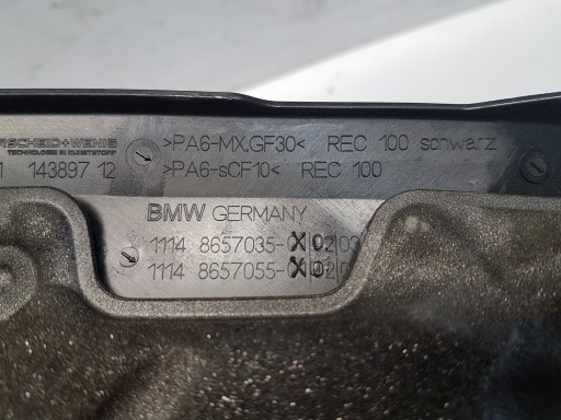 BMW G30 530E motor cover upper 8657035
