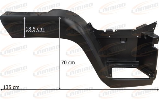 2300-31 - MAN L2000 LE2000 права сходинка колісна арка