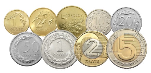 Komplet monet obiegowych 2023 r. UNC