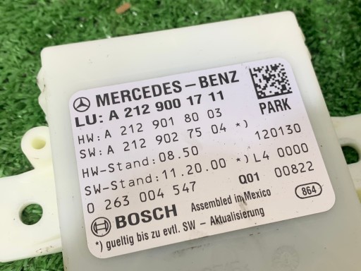 MERCEDES E-KLASA W212 module control unit CZUJNIKOW of the parking PDC A2129001711