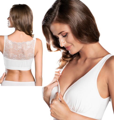 М'який бюстгальтер для годування Italian Fashion Margo, білий, розмір XL