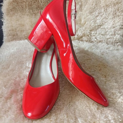 KAREN MILLEN __ RED ___SKÓRA ___ROZM.38