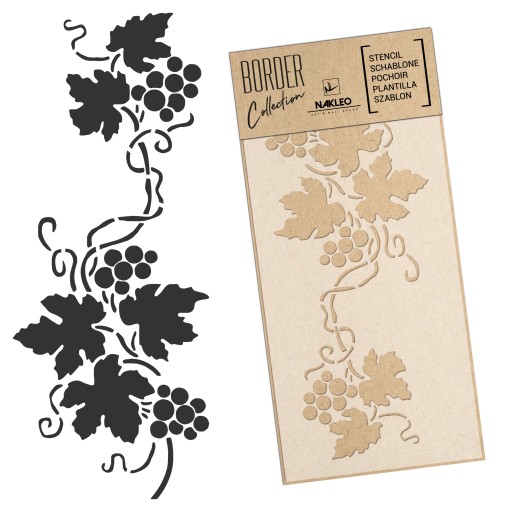 Шаблон наклейки 21 х 45 см