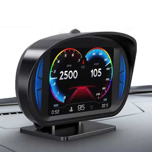 ПРОЕКЦИОННЫЙ ДИСПЛЕЙ АВТОМОБИЛЬНЫЙ GPS ИНКЛИНОМЕТР HUD GPS - АВТОМОБИЛЬНЫЙ OBD