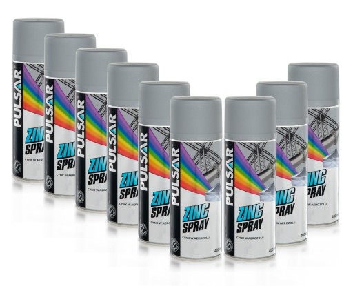 Pulsar спрей цинк антикорозійний цинк 400 мл x9