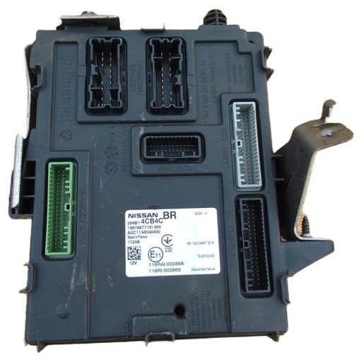 modul bedienteil BSI CONTINENTAL 284B14CB4C NISSAN QASHQAI II 1.6 DCI