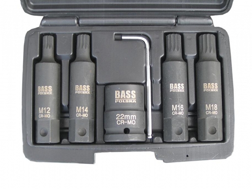 Набор ударных бит SPLINE 3/4' 6 шт.