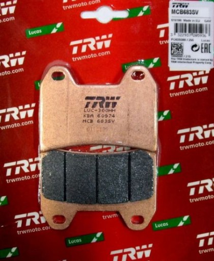 MCB683SV - КОЛОДКИ ВЕТЧИНЫ ПЕРЕДНИЕ TRW LUCAS KTM LC4 660 SMC 05-06
