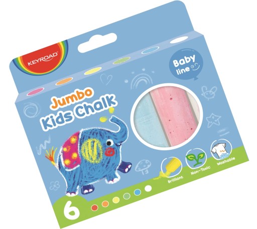 Крейда тротуарна доріжка 6 шт.