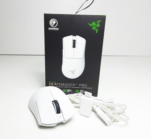 Razer DeathAdder V3 Pro White - Sklep, Opinie, Cena w Allegro