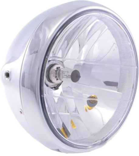 AW2438 - Лампа передня фара хромована сторона H4 7 дюймів