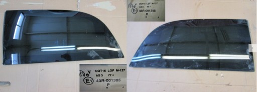 AS3 - CHRYSLER TOWN COUNTRY 11-КУЗОВНЕ СКЛО ЗЗАДУ