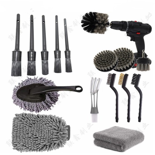 КИСТИ ДЕТАЛИЗАЦИЯ 16 НАБОР ПЕРЧАТОК ДЛЯ ЧИСТКИ