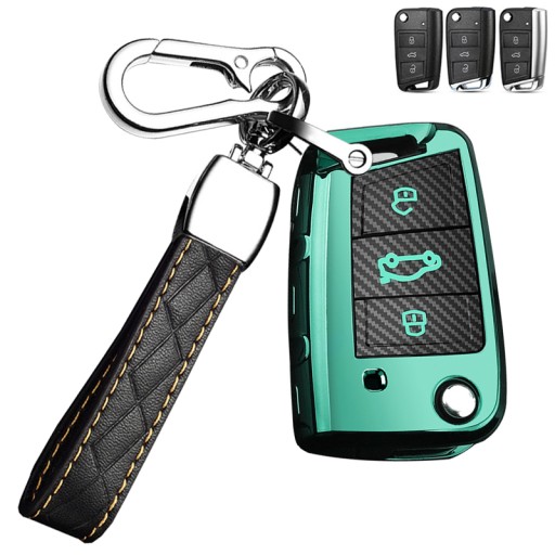 3кнопки чохол ключ для VW Golf 7 MK7 SEAT Leon