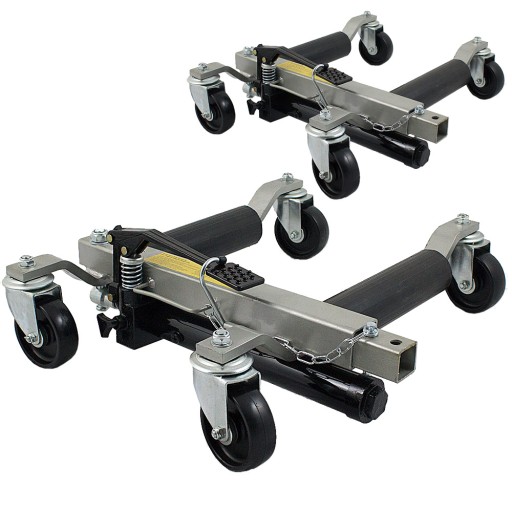 НАБІР З 2 МАНЕВРОВИХ ВІЗКІВ ВАНТАЖОПІДЙОМНІСТЬ 680 КГ / ШТ