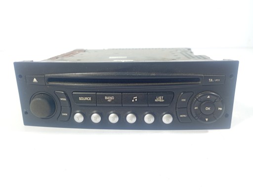 Citroen C3 02-10 RADIO ORYGINALNE CD brakuje kodu OE 96624490XT