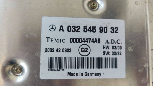 module TEMPOMATU DISTRONIC MERCEDES-BENZ S350 W220 3.7i 2002