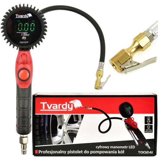 ПІСТОЛЕТ НАКАЧУВАННЯ КОЛІС З РК-МАНОМЕТРОМ 0-18 бар