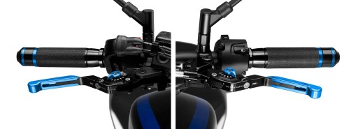 DZ375-14ANA-24ANA-8503N-5462N - PUIG дверные ручки Yamaha XSR700 удлиненные синие