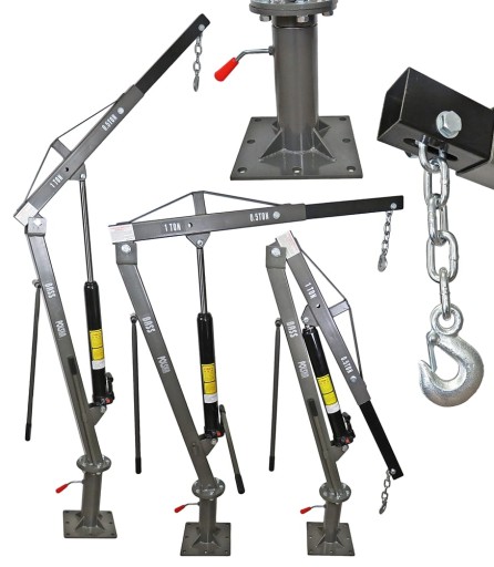 СКЛАДАНИЙ ПІДЙОМНИК ЛЕБІДКА КРАН HDS 1T КРАН