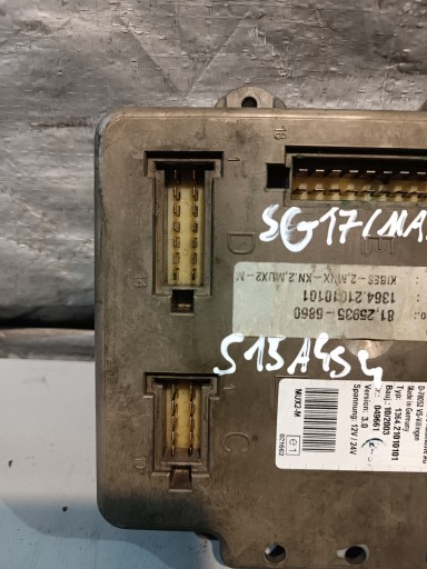MAN AUTOBUS control unit MUX2-M 1364.21010101 049661 VERSION 3.0
