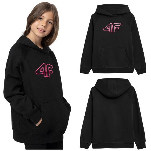 Дитячий світшот 4F 4FJSS23TSWSF217-20S розмір 146 чорний