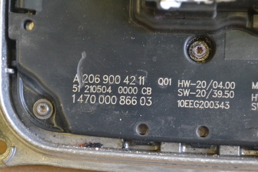 Mercedes C 206 W206 C63 modulo LED A2069004211