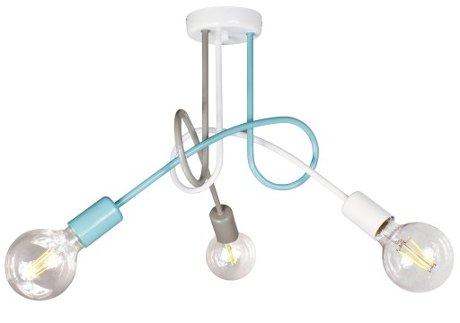 Стельовий світильник JasnoCiemno E27 різнокольоровий